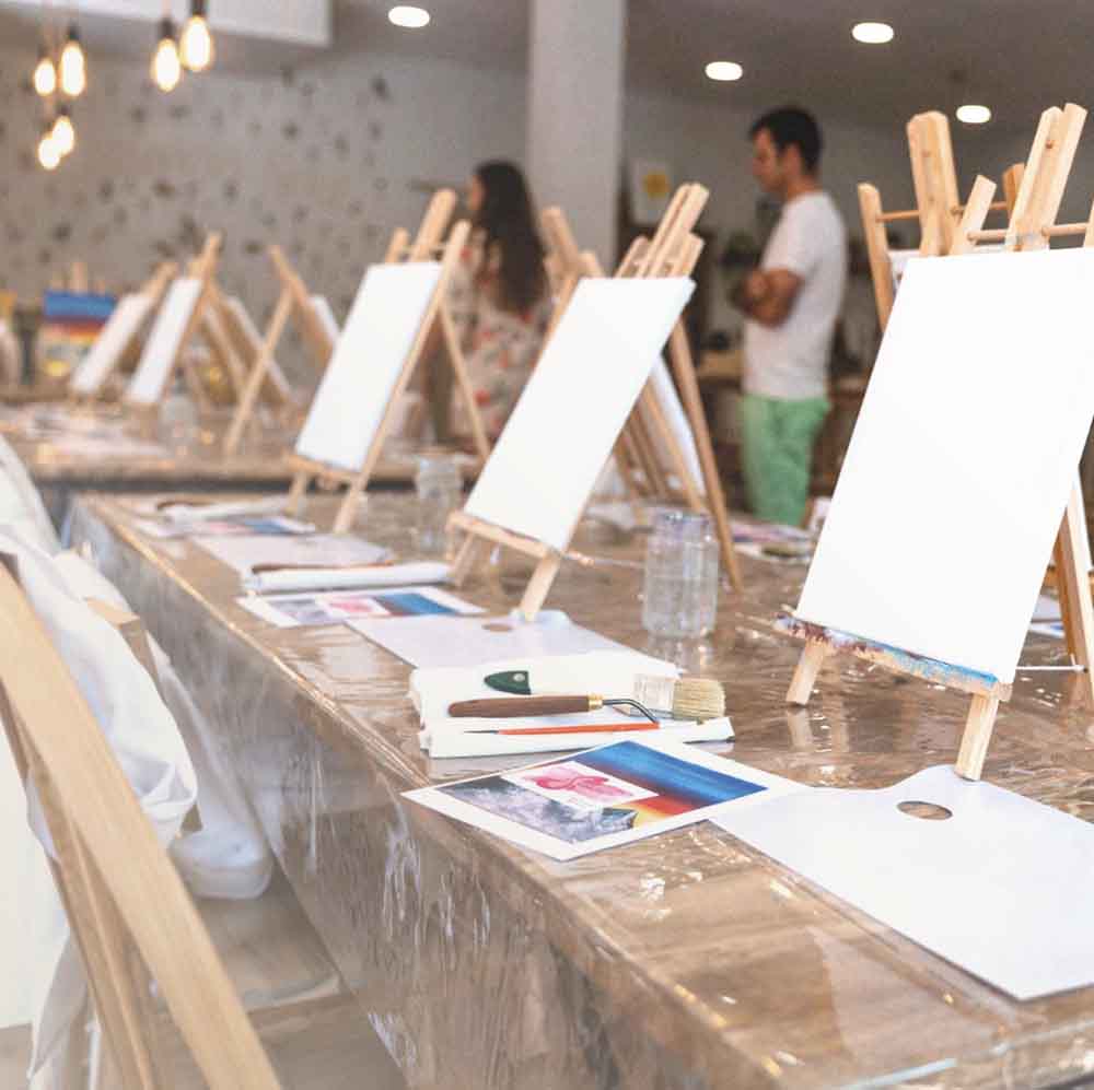 Paint Your Partner Workshop TONAS Kreativraum Paint Your Partner Workshop TONAS Kreativraum