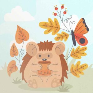 Igel-Teelicht Workshop aus Naturmaterialien - TONAS Kreativraum